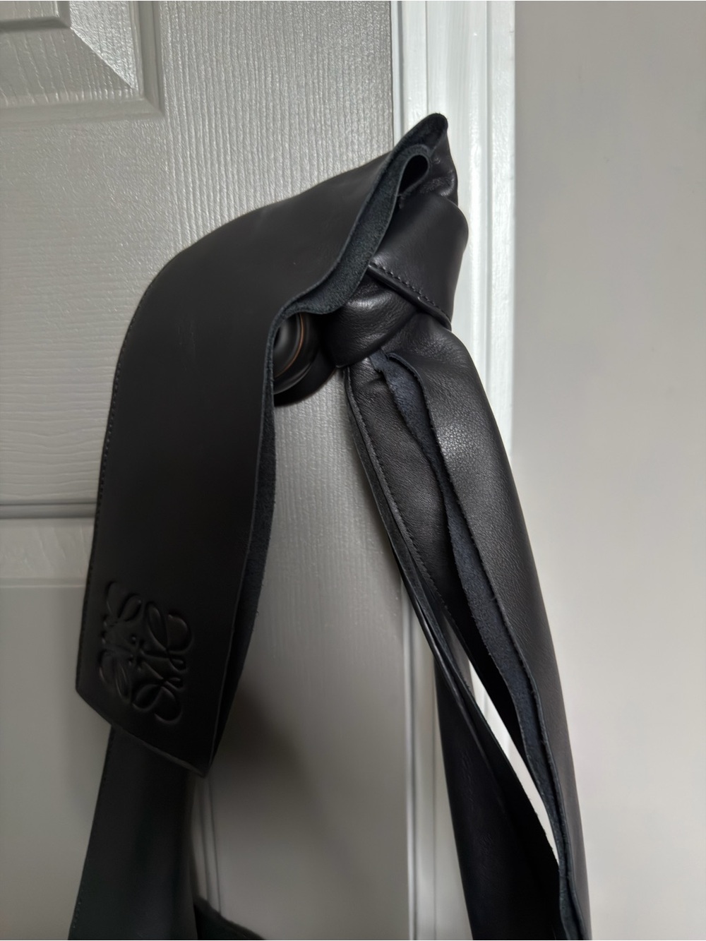 Loewe Black Nappa Oversized Bow Shoulder Bag - Picture 3 of 13